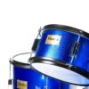 Mendini By Cecilio Drum Set For Kids/Junior 16 Inch, 5 Piece, Blue Metallic Starter Drums Kit w/Adjustable Throne, Cymbal, Pedal & Drumsticks MJDS...