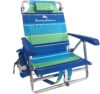 2 Backpack Beach Chairs with Storage Pouch and Towel Bar