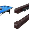 6 Ft Portable Pool Table, Adults Folding Billiards Tables for Game Room with Easy Foldable Storage, Includes Full Set of Billiard Balls, Cues,...