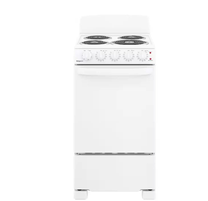 41379ca84ba9df1a7379615a015f1228ec3dc0e0a476c0dd90427ffaa953ee4c 20 in. 4 Burner Element Free-Standing Electric Range in White