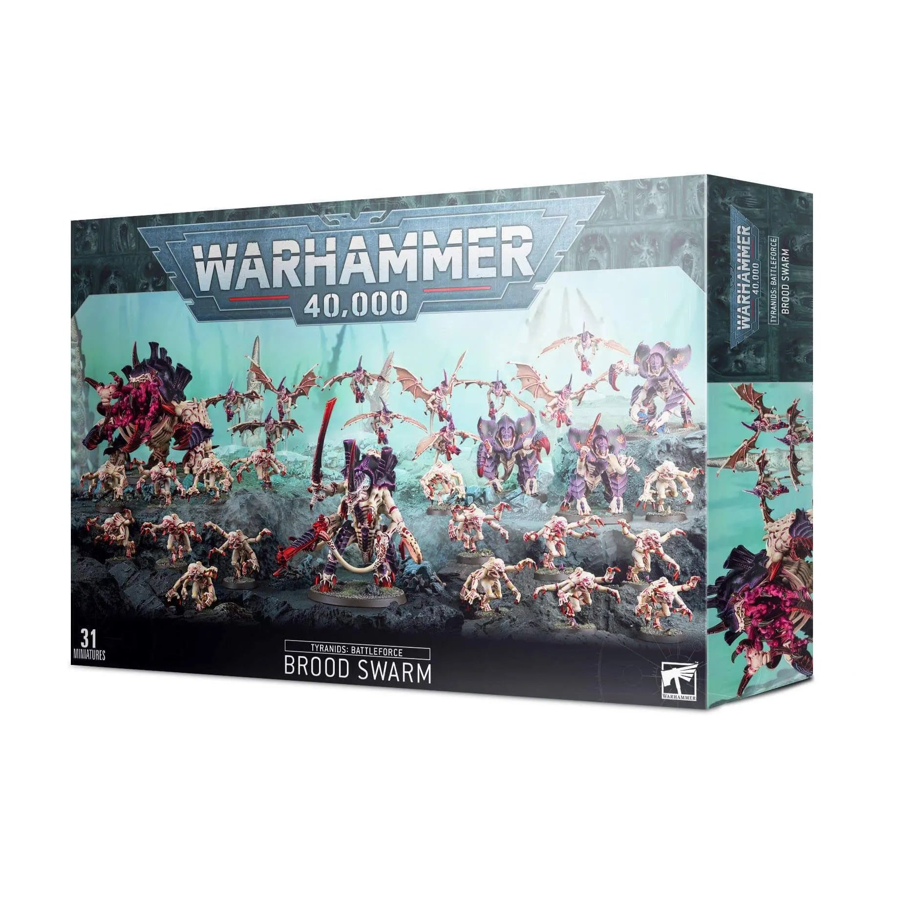 4329291e62025b1b538d44dd5e9282e2b707f6391cd0a801a8566382c3d2c005-1 Warhammer 40K Tyranids Battleforce Brood Swarm