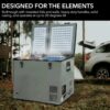 FM-65G 65 Quart Portable Refrigerator and Deep, AC 110V/ DC 12V, Real Chest Freezer for Car, Home, Camping, and RV with-8 F to 50 F Temperature...