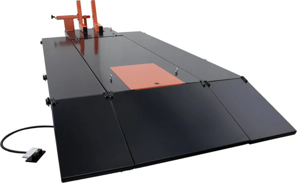 APlusLift MT1500X 1500LB Air-Operated Motorcycle & ATV Lift Table 48" Wide with Side Extensions, 2-Year Warranty