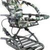 Summit Viper SD Climbing Treestand Lightweight Aluminum, Foam Padded Seat, 300 lbs Capacity, Includes Safety Harness