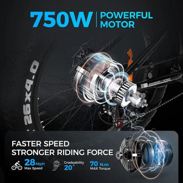 Clearance Sale Outdoor electric bike with 48V / 15Ah lithium battery