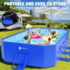 Foldable Pool, Large Non-Inflatable Swimming Pool For Kids,Adult Collapsible Pools Hard Plastic Shell, Oversized Thickened,Portable Folding Kids...