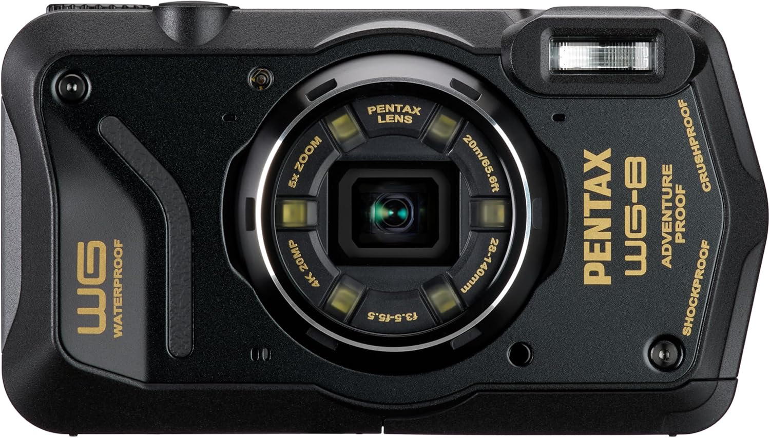 The black all-weather weather exploration camera features excellent waterproof, dustproof and shockproof capabilities, and is equipped with a...