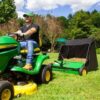 John Deere 42 Tow-Behind Lawn Sweeper, 24 cu. ft. Capacity, Adjustable Brushes
