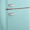 3.1 Cu. ft. Retro Mini Fridge with Top Freezer Cool Mint
