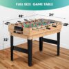 12-in-1 Game Table - 48" Combo Game Table, Ping Pong Table, Foosball Table, Air Hockey Table, Pool Table - Sports Arcade Games with Accessories -...