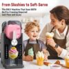 Slushie Machine: No Ice Needed All-in-One Slushy Maker for Home, Real-Time Temp Display, Auto-Clean, 6 Preset | Frozen Margaritas, Cocktails,...