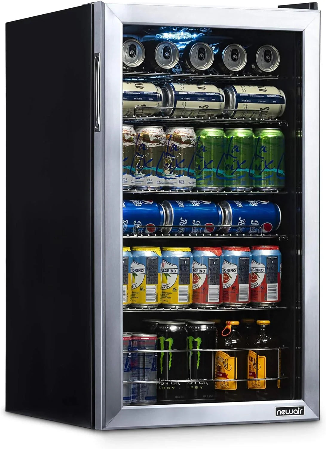 5321d17221df563e4b88e06ff1a1366c0193fa20ac86d532c761a6e14e9bf637 Beverage Refrigerator Cooler | 126 Cans Free Standing with Right Hinge Glass Door