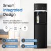 Self-Cleaning Water Dispenser with Ice Maker, Bottom Load, Black