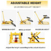 Lawn Mower Lift with Hydraulic Jack, 26 Inches Lawn Mower Lift, Welded Solid Steel Construction, Weight Capacity 500 LBS, for Riding Lawn Mowers...