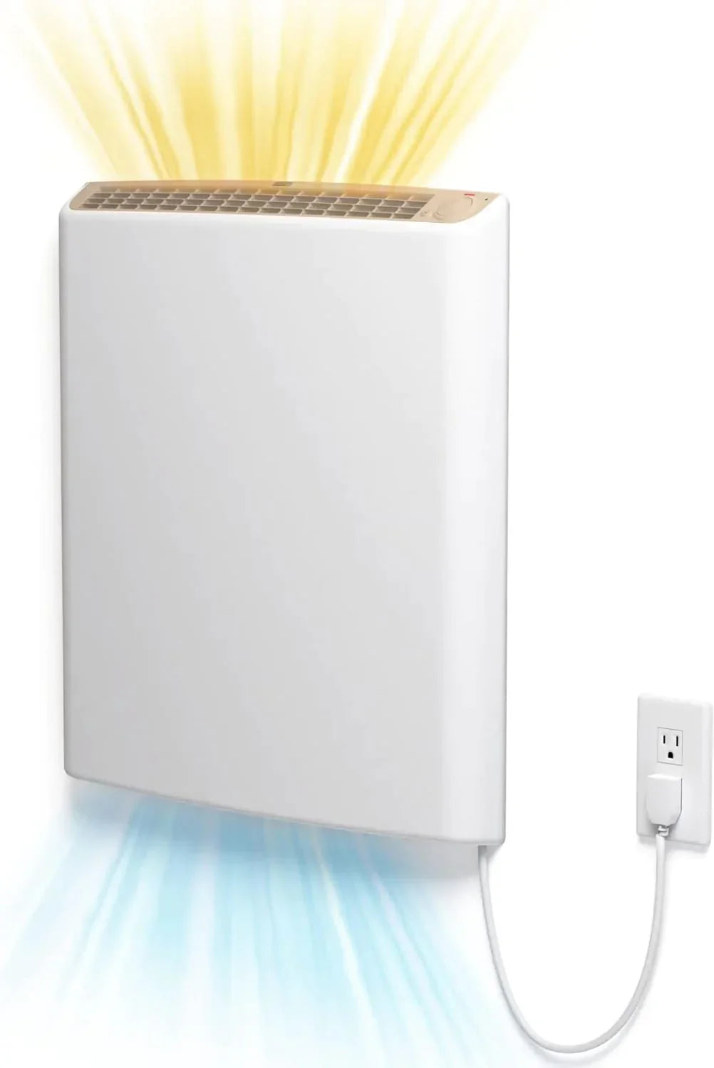 Envi Plug-in Electric Panel Wall Heaters for Indoor Use, Energy Efficient 24/7 Heating w/Safety Sensor Protection