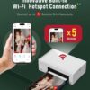 Liene 4 6 Photo Printer with Wi-Fi, 100 Sheets, Thermal-Dye Sublimation, for iPhone & Android