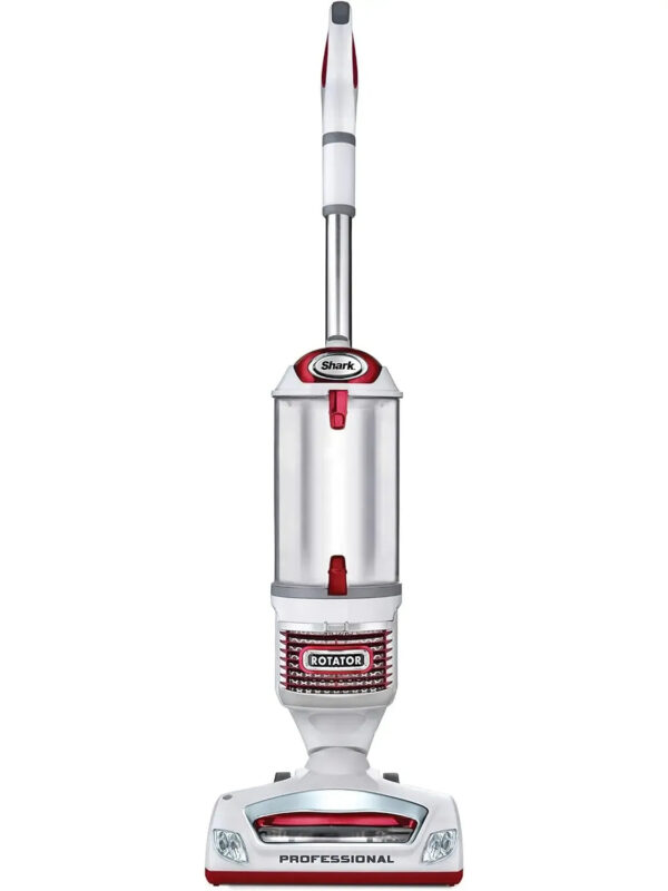 Shark NV501 Rotator Professional Lift-Away Upright Vacuum with HEPA Filter, Swivel Steering, LED Headlights, Wide Upholstery Tool, Dusting Brush &...