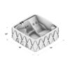 Aquarest Spas,Jet Square Plug And Play Hot Tub with Ozonator