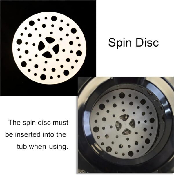 3200 rpm Portable Spin Dryer 110V/22lbs Stainless Steel