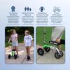 Hybrid - Most Compact All Terrain Knee Scooter for Adults for Foot Surgery Heavy Duty Knee Walker for Broken Ankle Foot Injuries Recovery Leg...