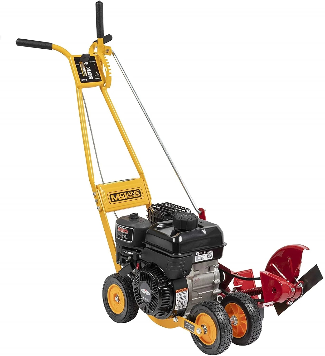 5f8252b0f437f84bd27e22ef951b72ccafeb42613dc39e1031628735390b2cac 101-5.5GT-7Gas Powered Lawn Edger, 5.50 Gross Torque/3.5 HP B&S Engine 7 Wheels