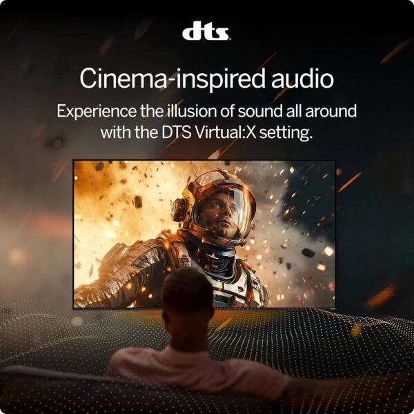 VIZIO 50 4K Resolution HDR Smart TV, Dolby Vision HDR/HDR10+, WiFi 6 (Renewed)