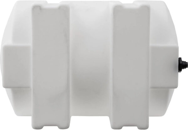 Horizontal Polyethylene Reservoir Water Tank with Legs, 550 Gallon, Made in the USA, Poly Tank for Water and Non-Flammable Liquids, Rust and...