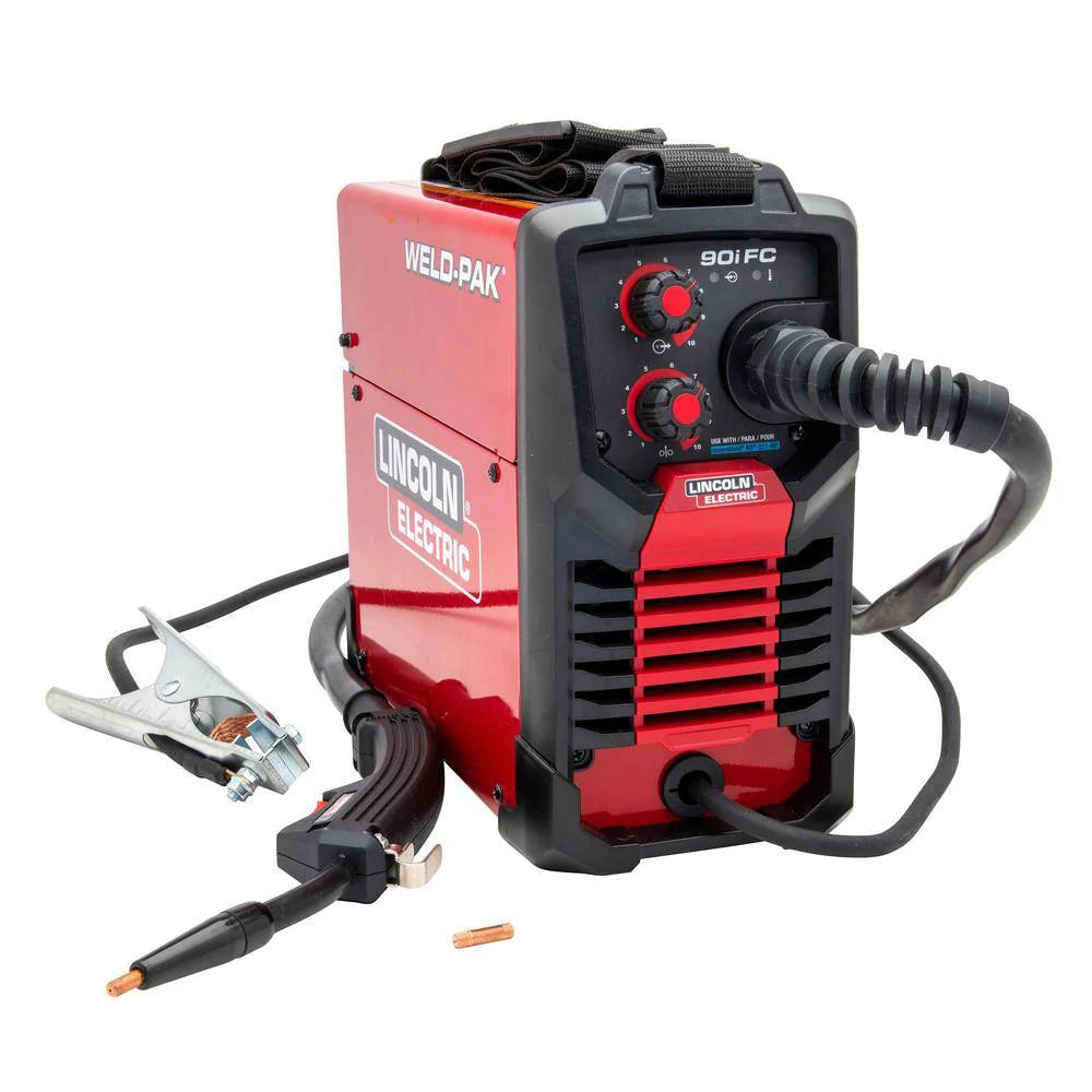 656193abc0e65486a12f3a50f0fd0ddfc25e84ba0b229b7f1a9297164b1ef9d9 Lincoln Electric WELD-PAK 90i FC Flux-Cored Wire Feeder Welder (No Gas) K5255-1