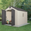 8 Ft. W x 10 Ft. D Plastic Traditional Storage Shed