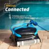 Dolphin Nautilus CC Plus Wi-Fi Automatic Robotic Pool Vacuum Cleaner, Always Cleaning, Never Charging, with Wall Climbing Scrubber Brush, Ideal...