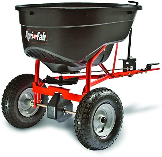 6837f2a96988e0f2e2a60a7e37a124234f69c3e8b8cfc22971062f55925dbaaf 130-Pound Tow Behind Broadcast Spreader