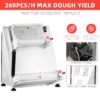Commercial Pizza Dough Roller Sheeter, Max 16, Automatic 370W Electric Pizza Dough Roller, Stainless Steel, Suitable for Noodle, Pizza Bread and...