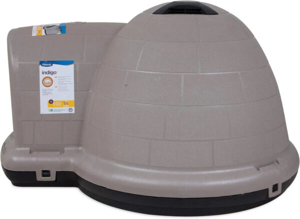 Petmate Indigo Dog House (Igloo Dog House, Made in USA with 90% Recycled Materials, All-Weather Protection Pet Shelter) for XL Dogs -90 to 125...