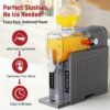 Slushie Machine: No Ice Needed All-in-One Slushy Maker for Home, Real-Time Temp Display, Auto-Clean, 6 Preset | Frozen Margaritas, Cocktails,...