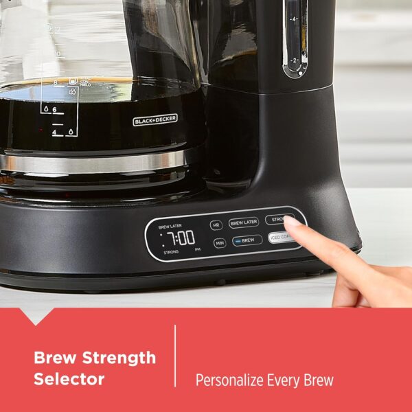 BLACK+DECKER Split Brew 12-Cup Digital Coffee Maker