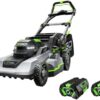 EGO Power+ 21-Inch 56V Self-Propelled Cordless Lawn Mower with 2x 4.0Ah Batteries & Rapid Charger, Black