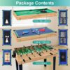 12-in-1 Game Table - 48" Combo Game Table, Ping Pong Table, Foosball Table, Air Hockey Table, Pool Table - Sports Arcade Games with Accessories -...