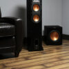 R-12SW Powerful Deep Bass Front Firing 12" Copper-Spun Driver 400W Digital Power Subwoofer 14" X 18.5" X 16"
