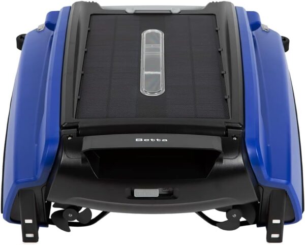 Betta SE Solar Powered Automatic Robotic Pool Surface Skimmer Cleaner with 30-Hour Continuous Cleaning Battery Power and Re-Engineered Twin Salt...