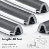 Door Weather Stripping Soundproof Door Seal Strip V-Shaped "Q" Foam Kerf Weather Stripping