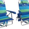 2019 2 Backpack Beach Chairs with Storage Pouch and Towel Bar