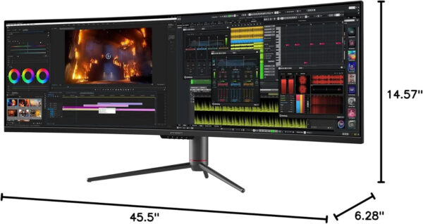 INNOCN 49" Curved Gaming Monitor, 144Hz, HDR400, USB-C, 49C1G