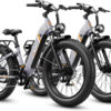 Thunder Electric Bike 1500W 30+MPH 80Miles Range Fat Tire Hydraulic Disc Brakes