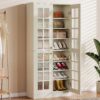 Tribesigns 71-Inch Tall Shoe Cabinet with Doors, 8-Tier Shoe Storage with Adjustable Shelves, Modern Shoe Organizer Shoe Rack Cabinet for Entryway...