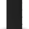 STAPLES 4-Drawer File Cabinet, Lockable, Black, 25"D x 15"W