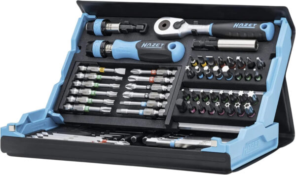 Smart Tool Kit 2200SC-31 I 73-piece set, drive: hexagon 6.3 (1/4 inch), capable of accommodating the maximum number of tools in the smallest space...