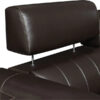 4-SEAT POWER RECLINING LEATHER SECTIONAL SOFA WITH OUTLETS AND USB PORTS