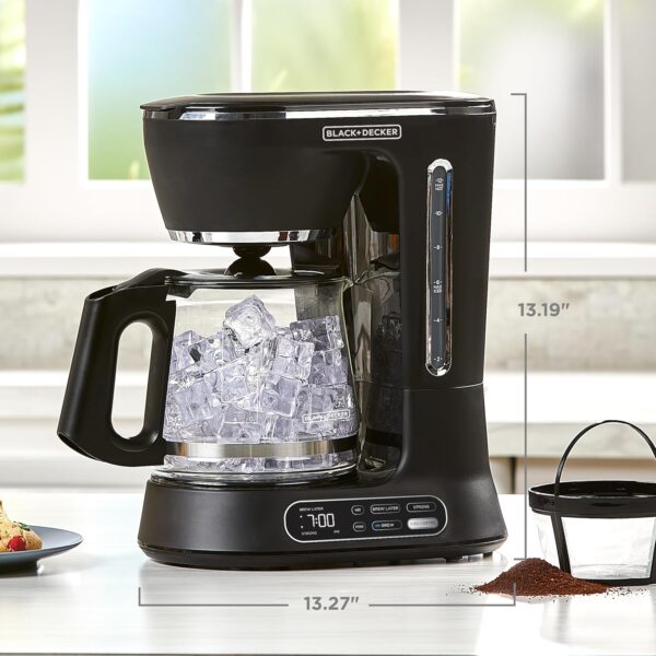 BLACK+DECKER Split Brew 12-Cup Digital Coffee Maker