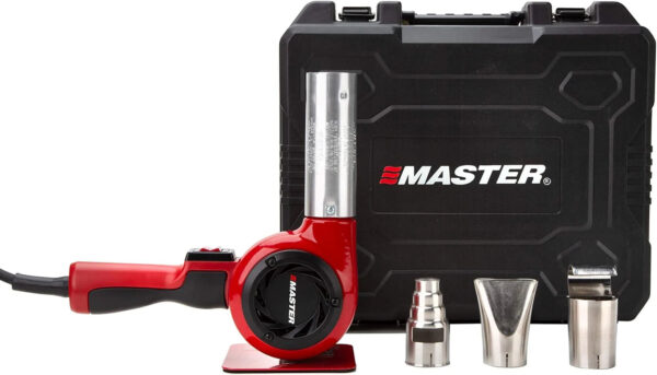 Industrial hot air gun kit, quick replacement of plug-in heating elements, adjustable temperature, voltage 120 volts, power 1740 watts, current...