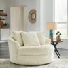 Oversized Swivel Accent Chair